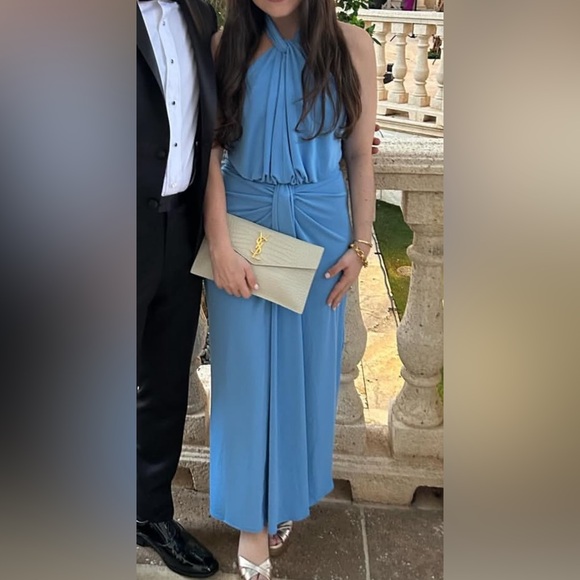 Cinq à Sept Kaily Twist Halter Midi Dress - Picture 2 of 2